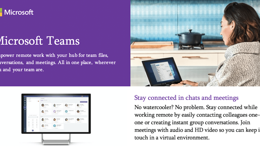 Introducing Microsoft Teams: empowering remote work